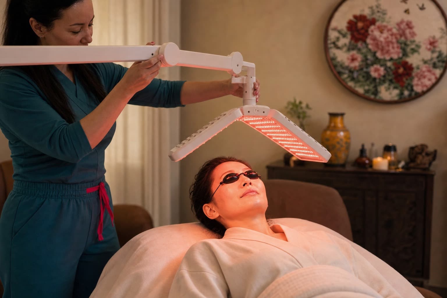 Red LED therapy supporting Phase 4 consolidation