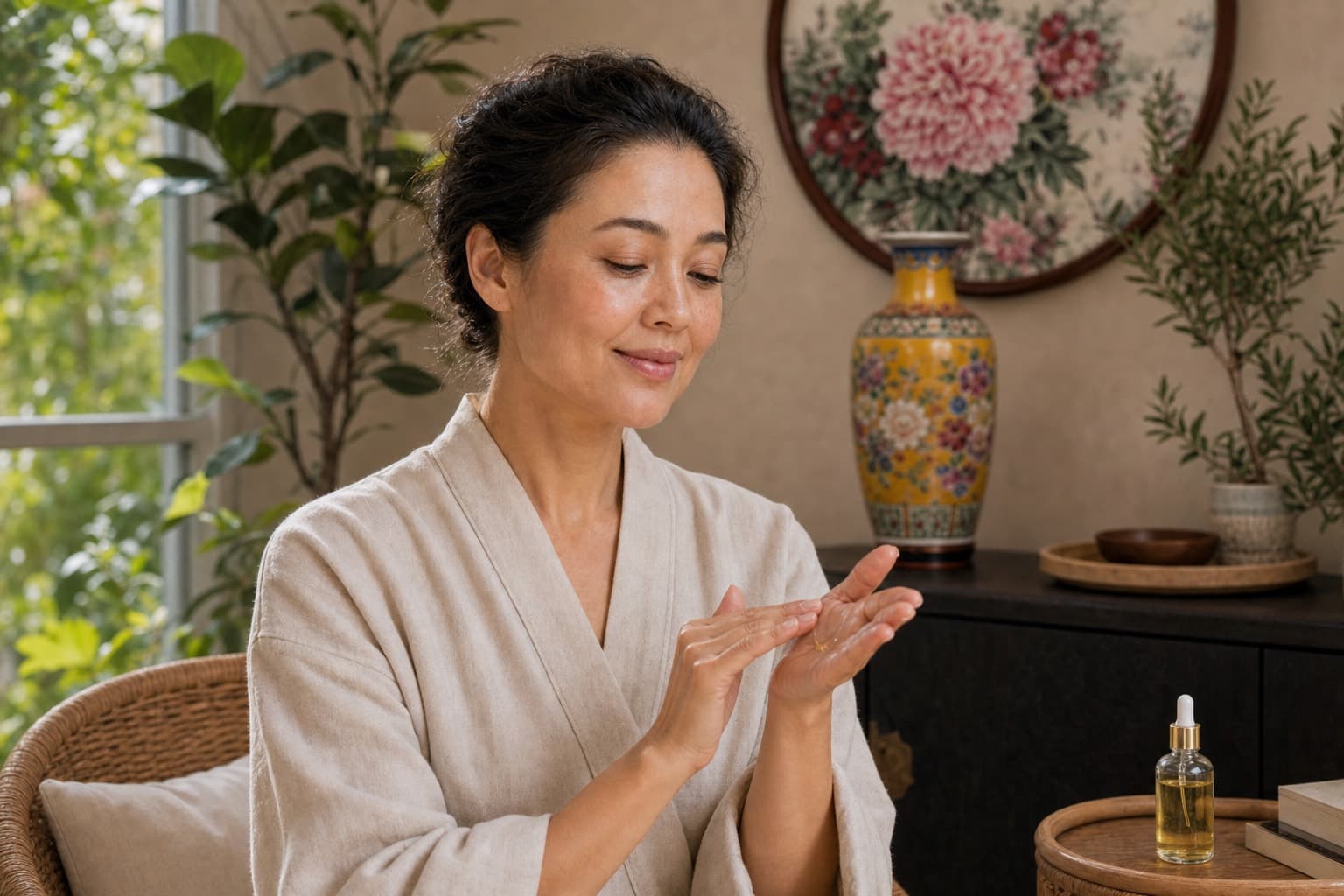 At-home maintenance ritual after completing the care arc