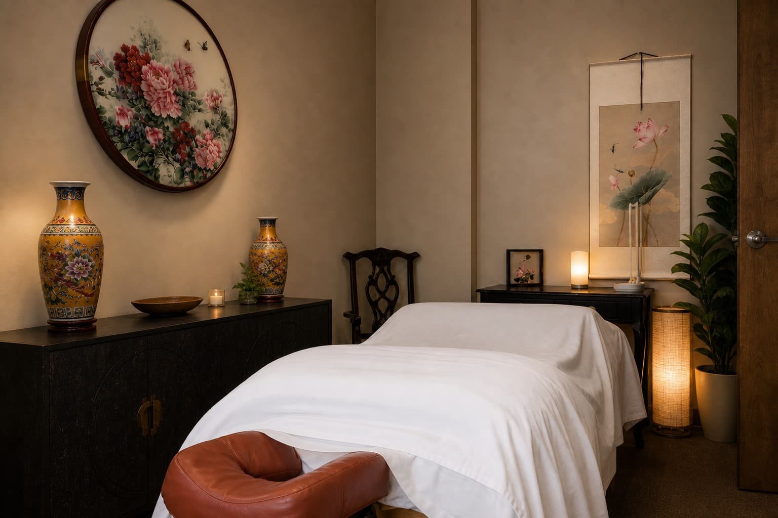 Treatment room during microneedling near Short Pump