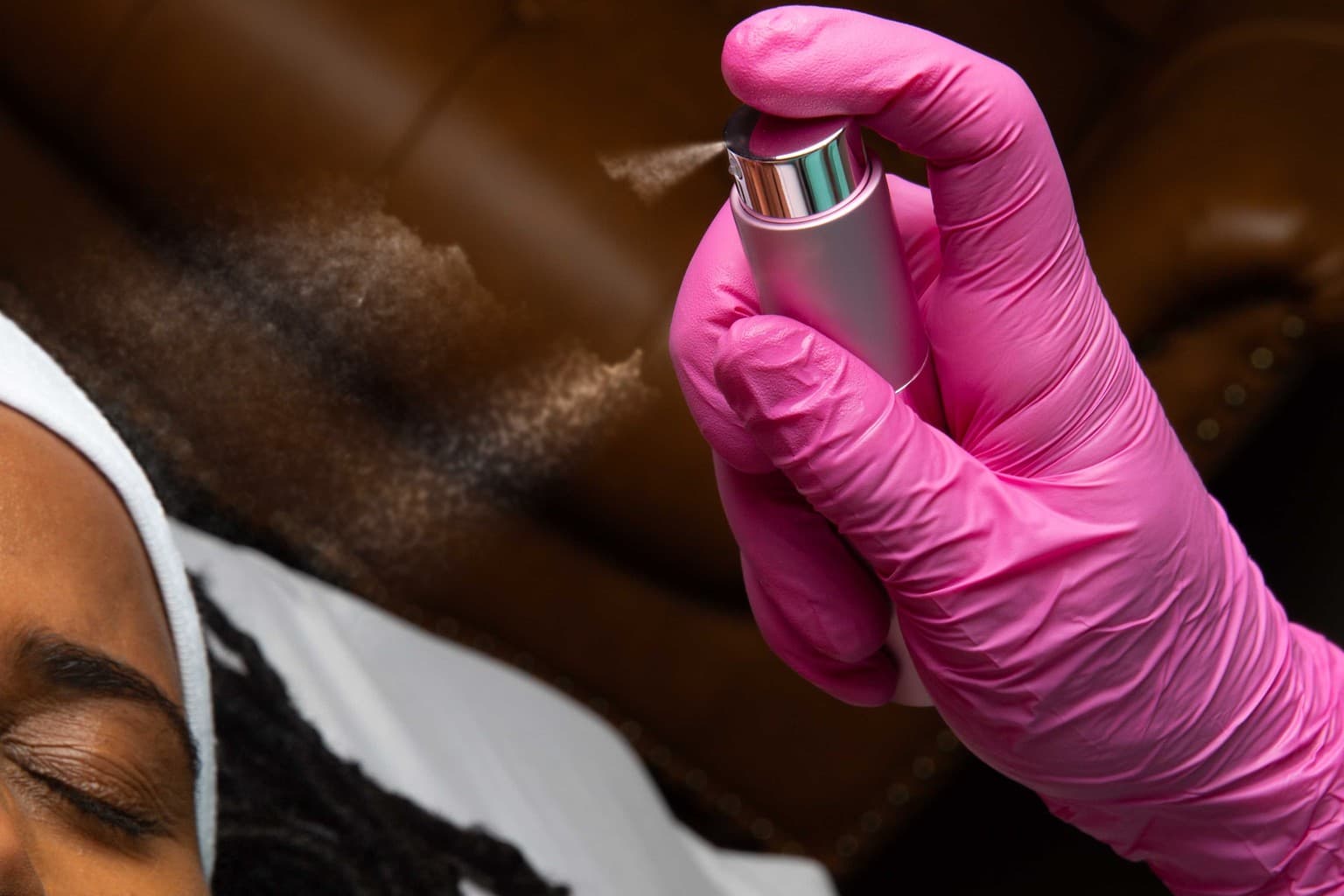 Barrier-supportive serum planned with pigment risk in mind across skin tones